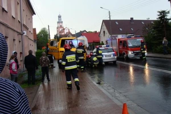 Do kolizji doszło na ulicy Głównej.