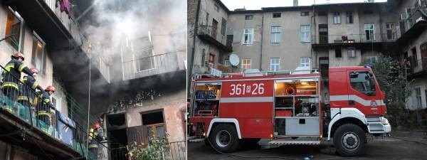 Ogień wybuchł o świcie.