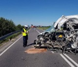 Miastkowo. Wypadek na DK 61. Czołowe zderzenie citroena z tirem