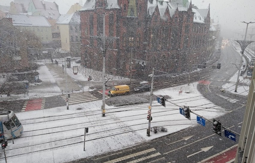 Śnieg we Wrocławiu. Jednak tylko na chwilę... (PROGNOZA)