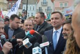 Andrzej Duda kandydat PiS na prezydenta RP odwiedził Chojnice [ZDJĘCIA]