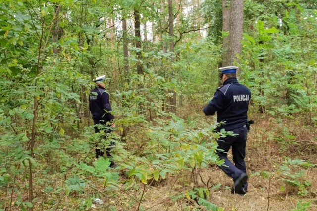 Powiat wieluński. 9 godzin poszukiwań zaginionego grzybiarza