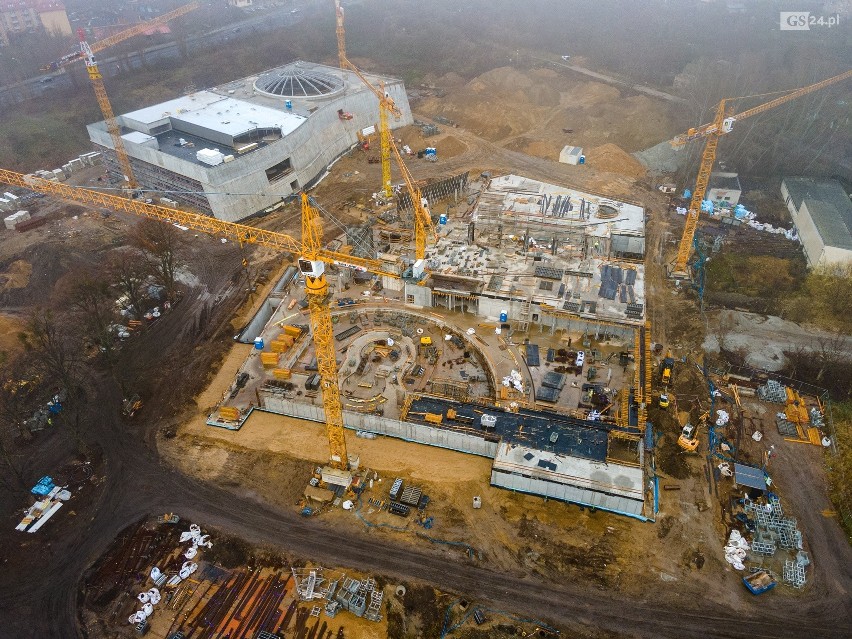 Fabryka Wody w Szczecinie. Kosmos, ocean, człowiek. Jest dostawca wystawy w edukatorium