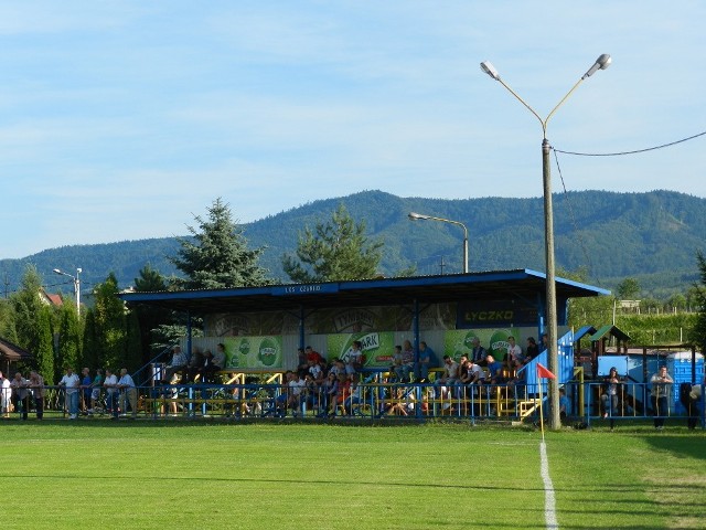 3. liga: Kibice na meczu LKS Czaniec - Rekord Bielsko-Biała 0:2