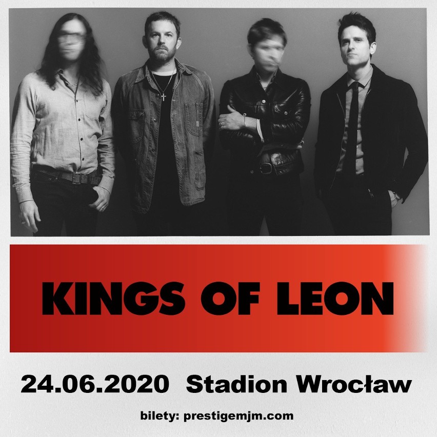 Kings of Leon na Stadionie Wrocław - laureaci nagrody Grammy zagrają na wrocławskim stadionie [BILETY - KONCERT]