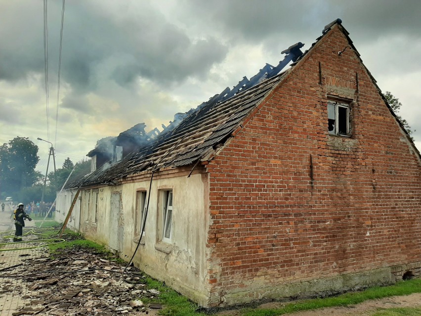 Do pożaru w miejscowości Nielep w (pow. świdwiński) doszło w...
