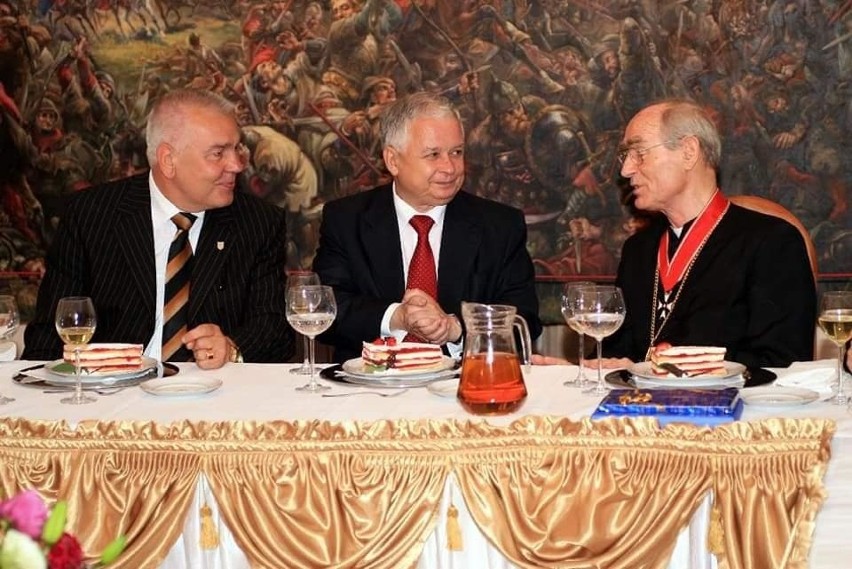 Zdjęcia z wizyty Lecha Kaczyńskiego w Brzegu w 2009 roku.