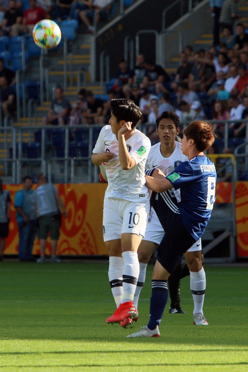Japonia przegrała z Koreą Południową w 1/8 finału Mistrzostw Świata do lat 20. Zobacz zdjęcia z meczu na Arenie Lublin