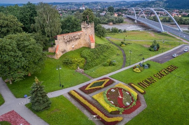 Nowy Sącz warto zobaczyć z każdej perspektywy, także z lotu ptaka