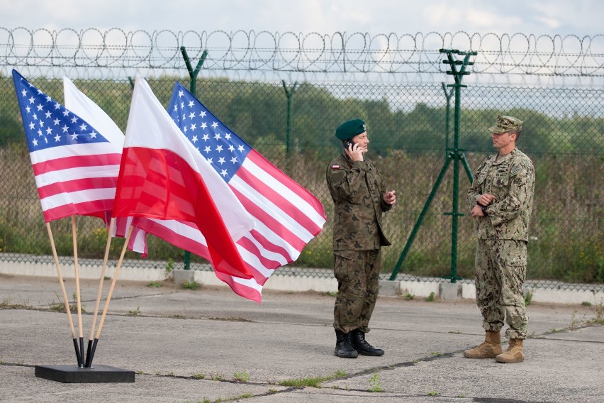 Minister Mariusz Błaszczak z wizytą w Redzikowie.