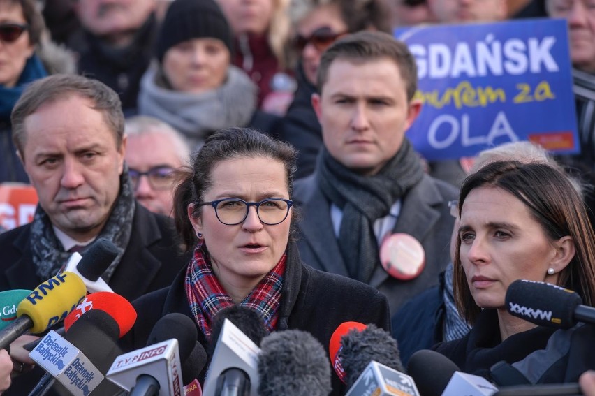 Konferencja Aleksandry Dulkiewicz w sprawie kandydowania w...