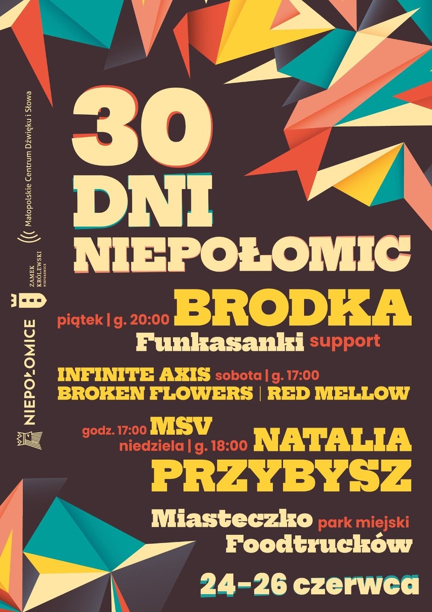 W czerwcu Dni Niepołomic 2022 - z Moniką Brodką i Natalią Przybysz