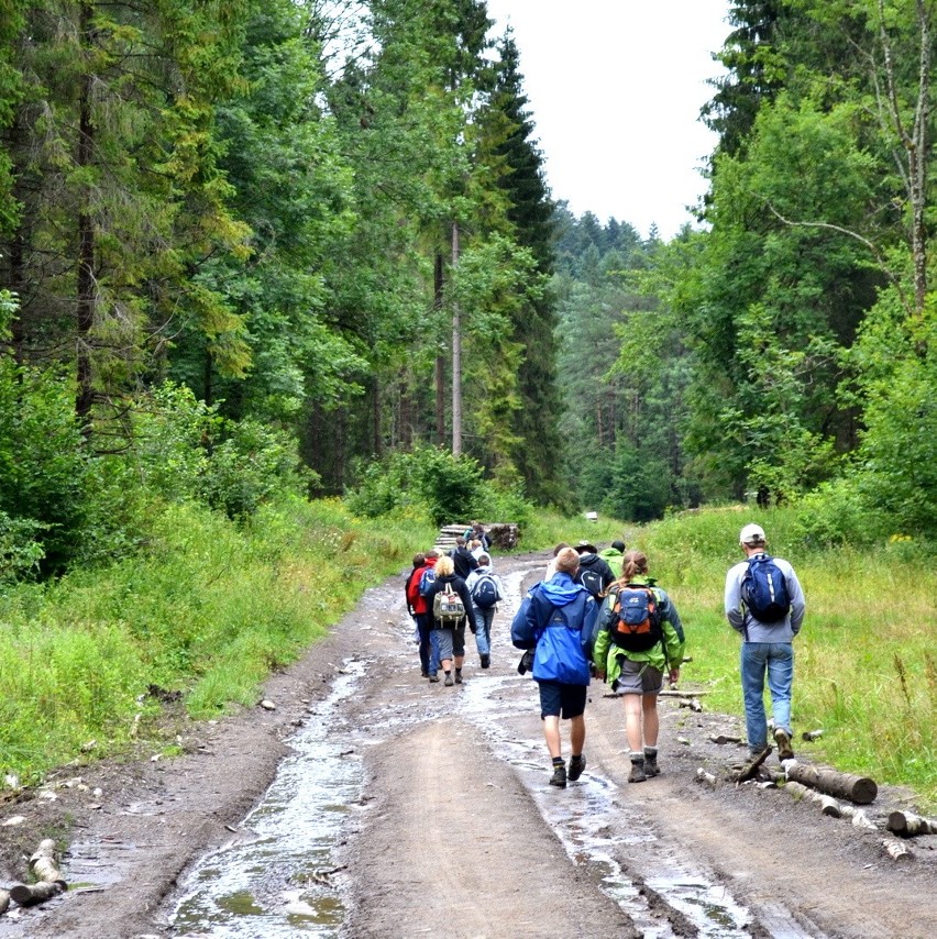 Bieszczady. Grudziądzki Zawrat na obozie