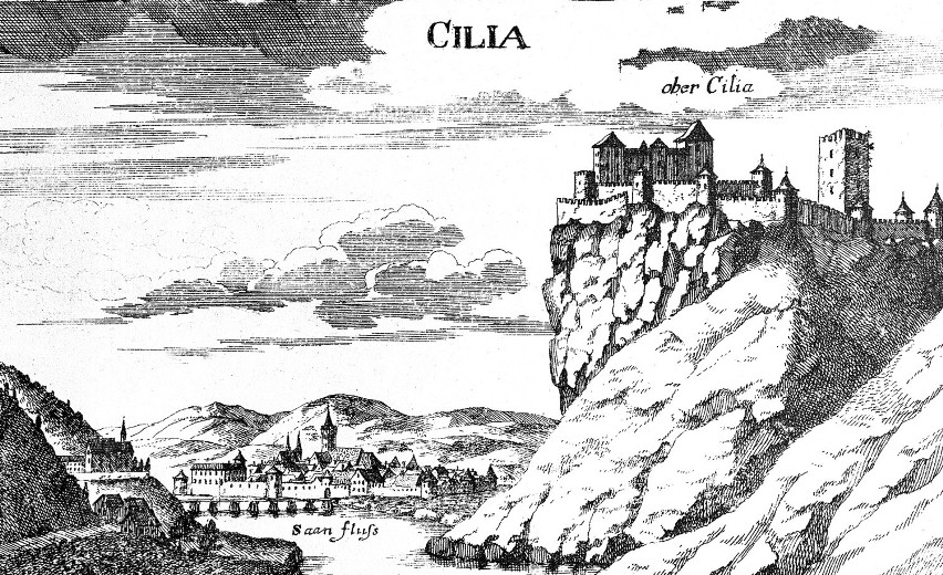 XVII-wieczna rycina, autorstwa austriackiego topografa i...