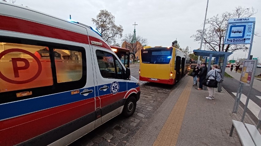 Wypadek autobusu we Wrocławiu 21.10.2022