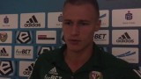 Lotto Ekstraklasa. Kamil Dankowski po meczu Śląsk Wrocław - Cracovia: No i fajnie, 3:1. Wszyscy szczęśliwi wracamy do domu [WIDEO]