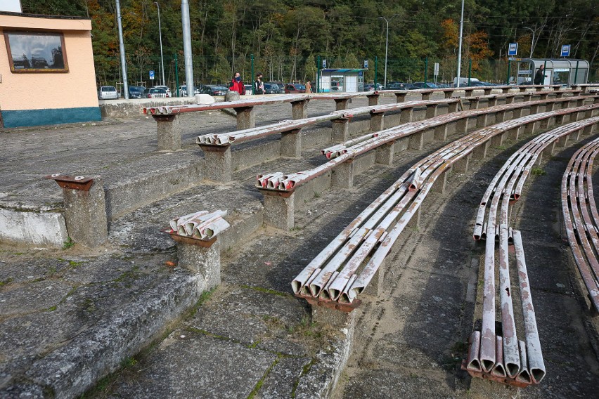 Stadion Arkonii Szczecin przed rozpoczęciem inwestycji