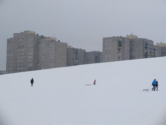 Zima 2017 - "Górka śmierci" na os. im. AK