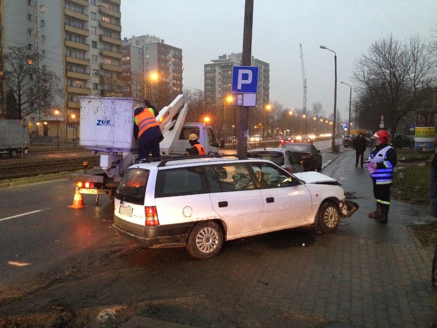 Wypadek na al. Pokoju w Krakowie.