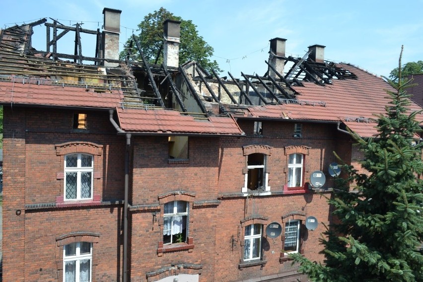 Pożar familoka w Czerwionce-Leszczynach