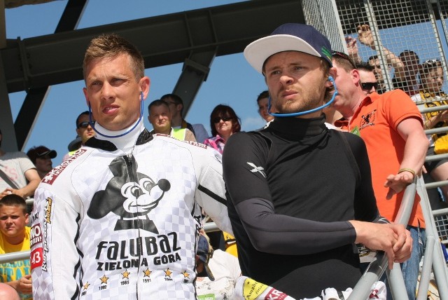 Zawodnicy Stelmetu Falubazu (na zdjęciu Andreas Jonsson i Jonas Davidsson) czekają już na finałowe mecze o drużynowe mistrzostwo Polski