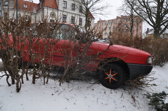 Potrącenie rowerzysty w Szczecinku.