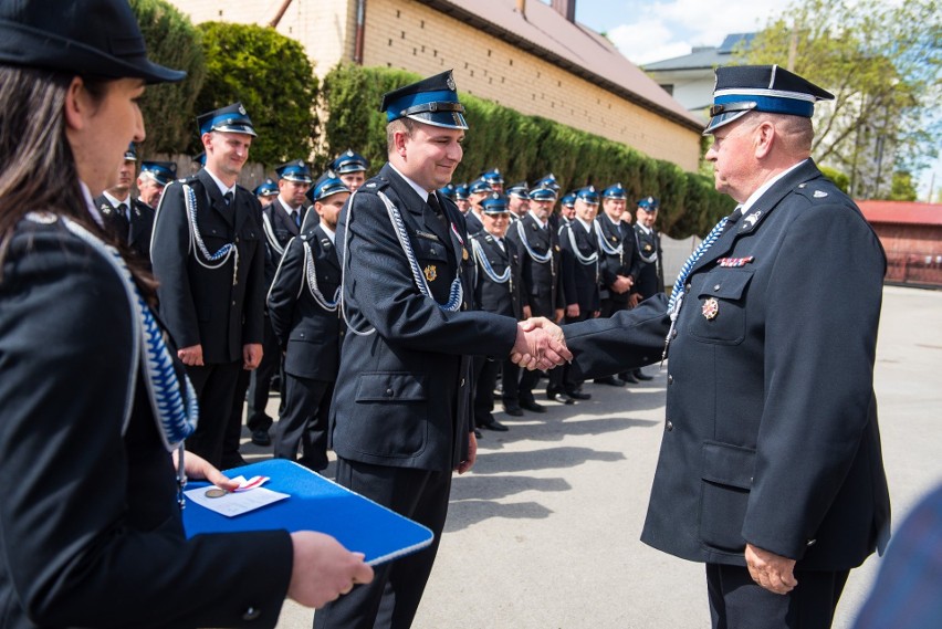 Podczas jubileuszu prezes zarządu Związku Ochotniczych...