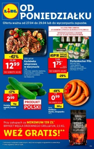 Co kupimy taniej w Lidlu? Przecenione produkty 27.04-2.05.