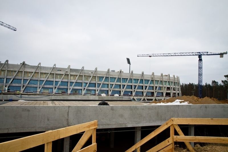 Stadion Miejski w Białymstoku - trwają prace
