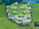 Sobota podzieli Polskę po przekątnej. Na wschodzie i południu pochmurno i deszcz