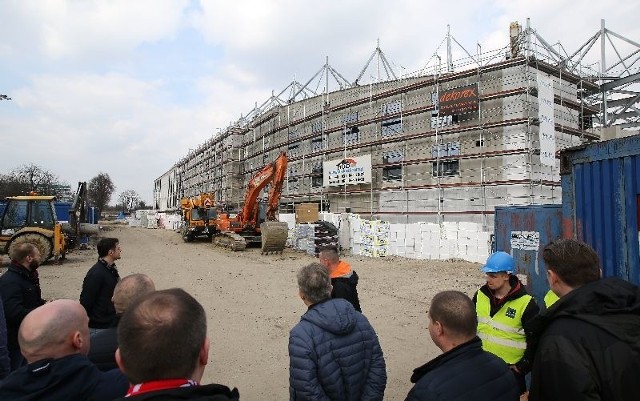 Stadion Widzewa już teraz robi duże wrażenie.