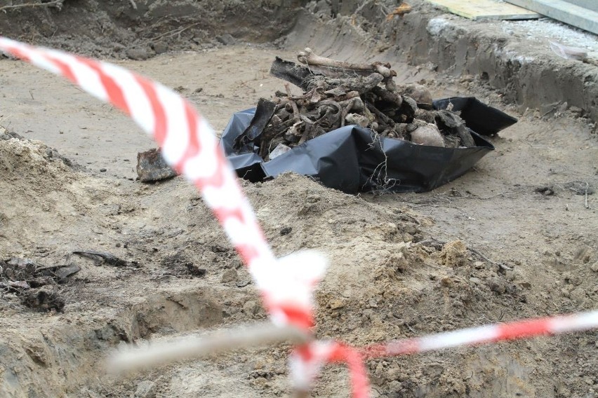 Wrocław: Ludzkie szczątki w zbiorowym grobie przy Granicznej