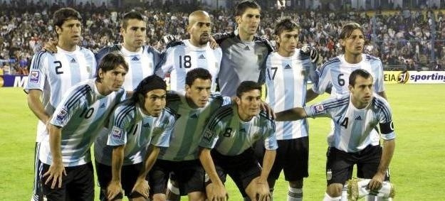 Reprezentacja Argentyna jest przez wielu ekspertów typowana do zwycięstwa w mundialu w RPA.