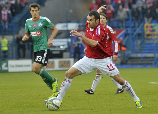 Paweł Brożek w tym sezonie ekstraklasy strzelił dotąd  siedem bramek, wszystkie w Krakowie
