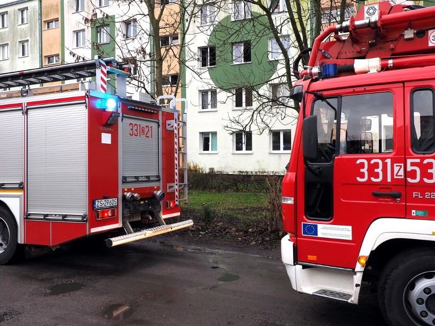 Pożar na ulicy Bałtyckiej w Koszalinie. Ofiara śmiertelna
