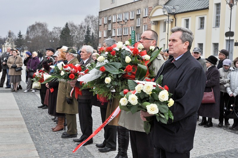 Białostoczanie pamiętali o imieninach marszałka.