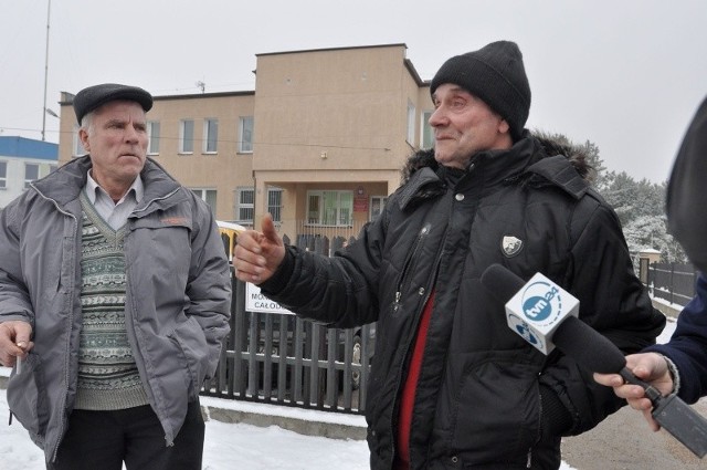 65-letni Marian Borzym (z prawej), po zakończeniu sprawy w siemiatyckim sądu był przekonany o swojej niewinności