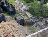 Wypadek w Brzeszczach podczas remontu na jednej z posesji. Elektryk, 34-letni mieszkaniec Kęt został porażony prądem