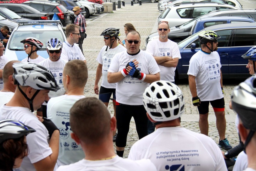 VI Rowerowa Pielgrzymka Policjantów na Jasną Górę (ZDJĘCIA)