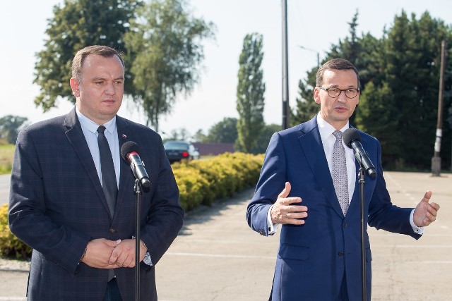 Premier Mateusz Morawiecki w Pszczynie-Porębie