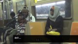 Brzuchomówca-podrywacz grasuje w metrze