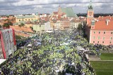Protest policjantów w Warszawie. Jakie są postulaty i jak wyglądał wyjazd