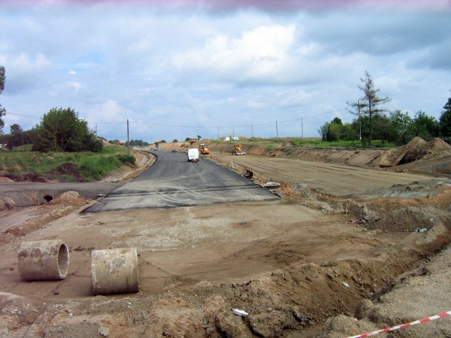 Budowa drogi ekspresowej S-8 w Choroszczy.