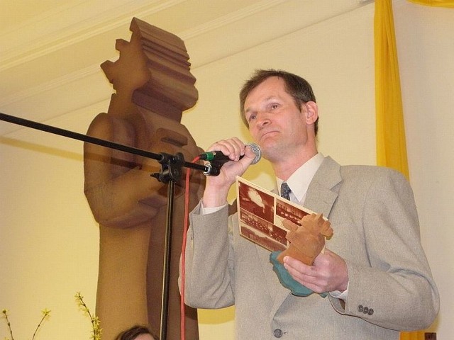Jeden z laureatów "Władysława" w kategorii człowiek - Krzysztof Sulczyński.
