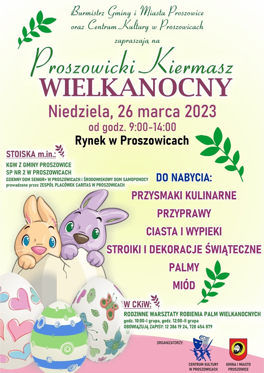 Kiermasz, Proszowianka i nie tylko. Propozycje na weekend w powiecie proszowickim