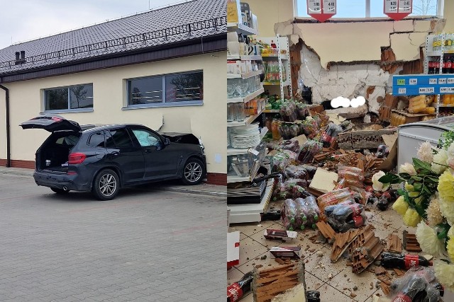 Prawdopodobnie doszło do błędu kierowcy podczas parkowania. Nikomu nic się nie stało.