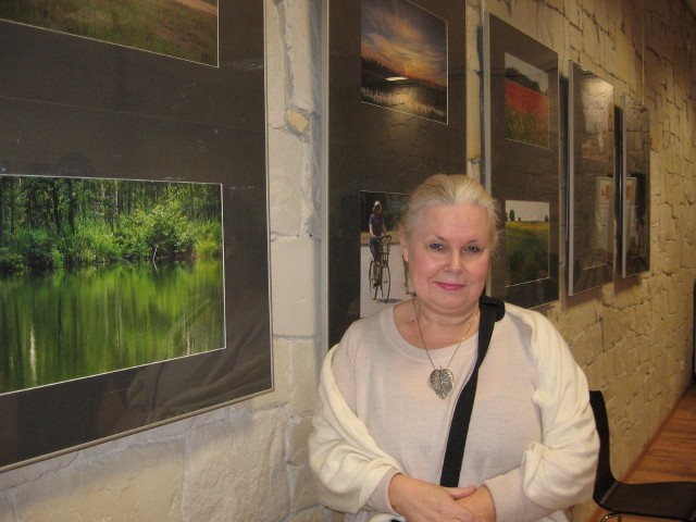 O wystawie mówiła Iwona Nabzdyk.