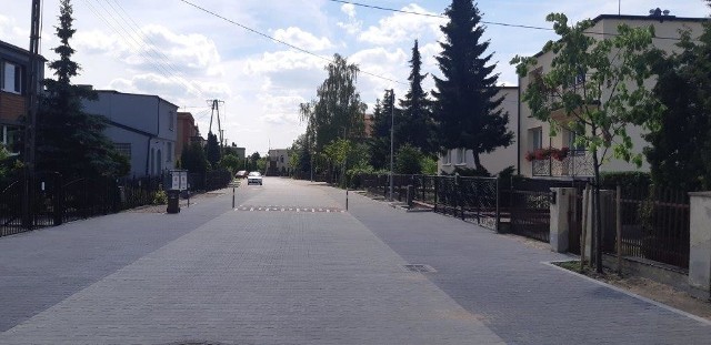 Ulica Słodka została przebudowana na odcinku od ul. Czekoladowej do ul. Lubej