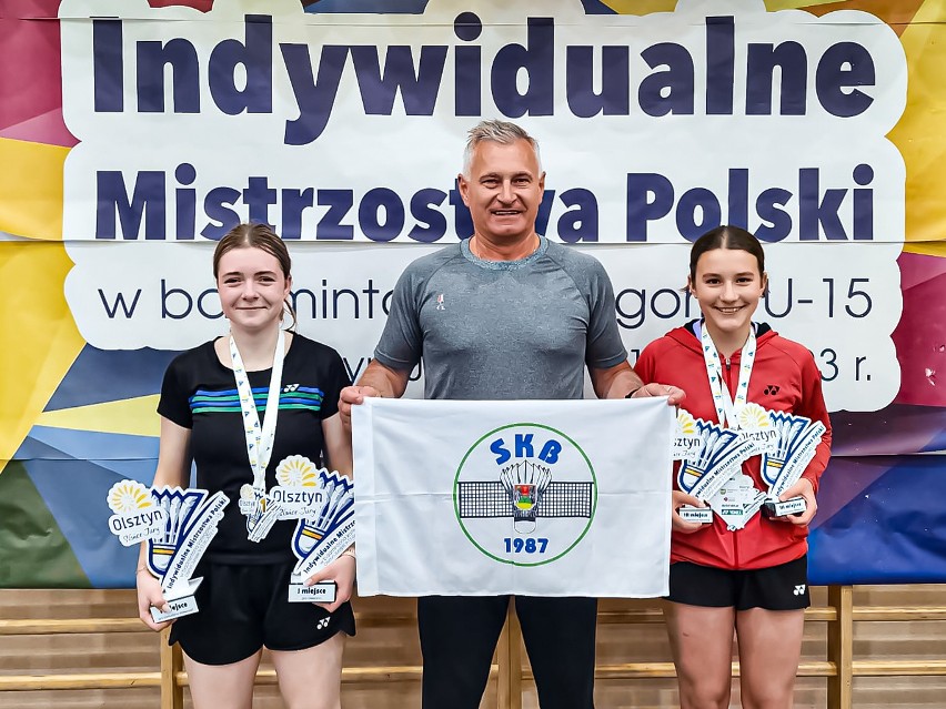 Cztery medale badmintonistek SKB Suwałki w mistrzostwach...