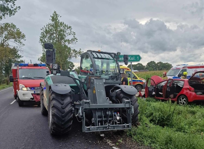 Groźny wypadek na DK 55 w powiecie malborskim